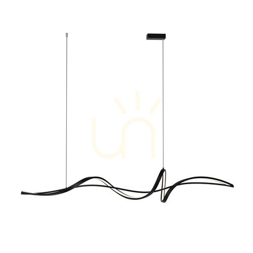 Verifica Pendul LED Zambelis 23109, negru mat, 140 cm, 27 W, 3000 K