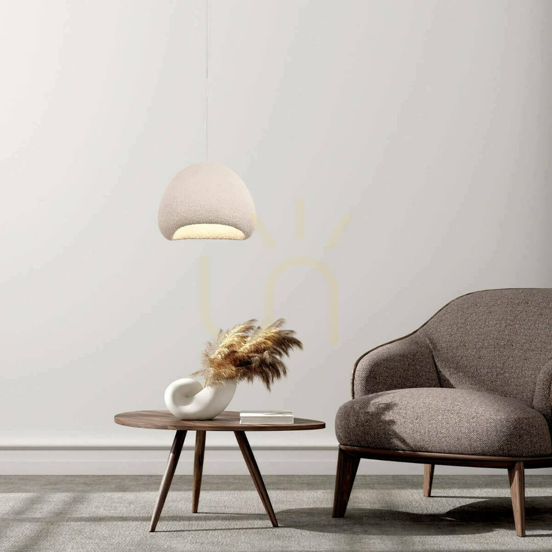 Verifica Lampă suspendată Zambelis E27 max 15W fibră de sticlă bej natural Lampă suspendată Zambelis E27 max 15W fibră de sticlă bej natural
