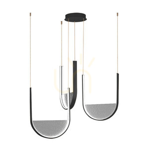 Pendul LED Zambelis negru-gri deschis 54W 3000K-4000K dimabil small 0