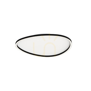 Plafon LED Zambelis 39W 3000K negru 59 cm dimabil small 0