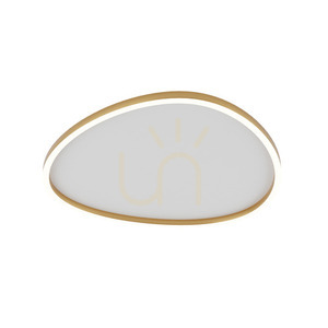 Plafon LED Zambelis 39W 3000K auriu mat 59 cm small 1