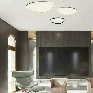 Plafon LED Zambelis Aur Mat 58W 3000K Dimmabil 78 cm small 0
