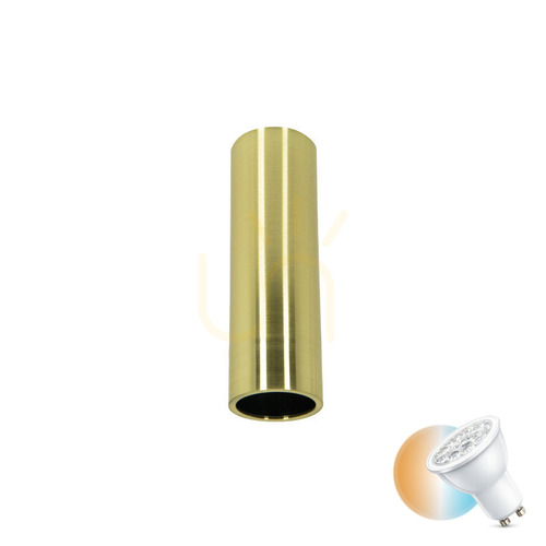 Verifica Plafon Spot 1xgu10 Aluminiu periat alamă ZAMBELIS