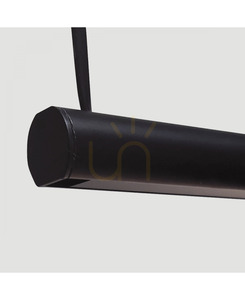 Capac de capăt Zambelis 23264 pentru șină magnetică rotundă suspendată, 15 mm, negru, 1 bucată small 2
