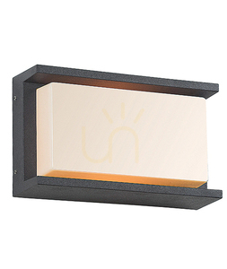 Aplica exterior Zambelis grafit E27 IP54 aluminiu 24 cm small 0