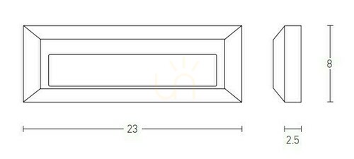 Verifica Lumină de perete în aer liber 3W LED grafit ZAMBELIS