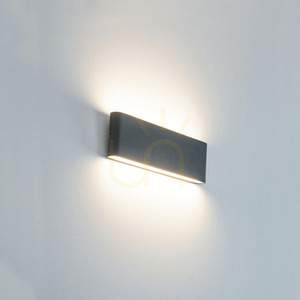 Lampă de perete exterior LED Zambelis grafit 20W IP65 3000K aluminiu small 0