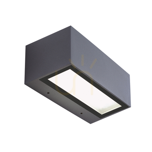Verifica Lumină de perete pentru exterior LED 26W Gri închis ZAMBELIS
