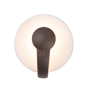 Lumină de perete în aer liber LED 5W Dark Brown - Sandy White ZAMBELIS 0 Lumină de perete în aer liber LED 5W Dark Brown - Sandy White ZAMBELIS small 0