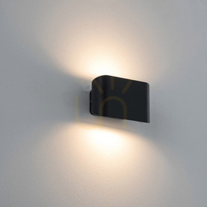 Lampa de perete exterior LED 11W grafit Zambelis IP54 aluminiu small 0