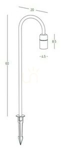 Lumină exterior LED Zambelis 6W IP65 maro închis 3000K 60 cm 2 Lumină exterior LED Zambelis 6W IP65 maro închis 3000K 60 cm small 2