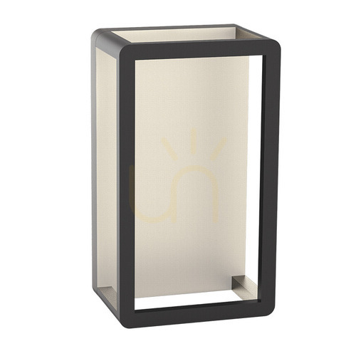 Verifica Lumină de perete în aer liber LED 8W 3000k aluminiu grafit ZAMBELIS