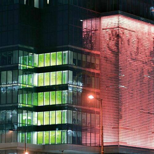 Verifica Zambelis LED RGBW 24 W IP66, proiector de perete pentru exterior, gri, 100 cm, aluminiu