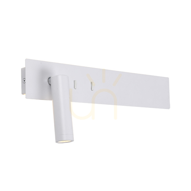 Verifica Lumină de lectură LED 3W cu lumină de fundal 10W alb ZAMBELIS Lumină de lectură LED 3W cu lumină de fundal 10W alb ZAMBELIS