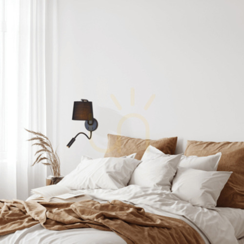 Verifica Lampă de perete Zambelis negru mat E27 1 bec 28 cm 3000K