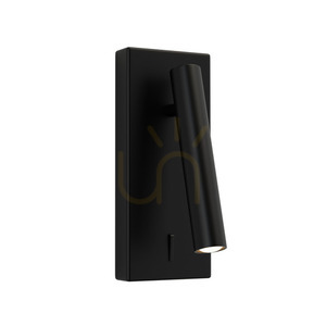 Aplica perete LED Zambelis 3W 3000K negru mat metal IP20 1 Aplica perete LED Zambelis 3W 3000K negru mat metal IP20 small 1