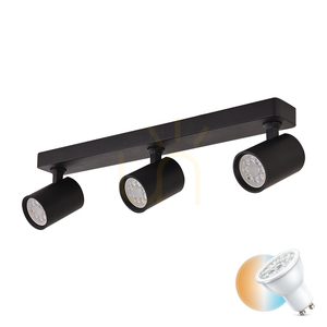 Plafon Spot mobil 3xgu10 Negru ZAMBELIS small 0