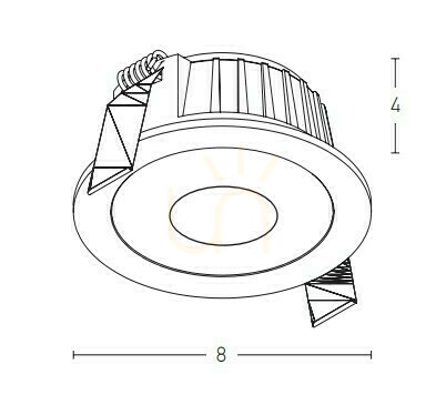 Vedere Spot LED Downlight 6W negru ZAMBELIS Spot LED Downlight 6W negru ZAMBELIS