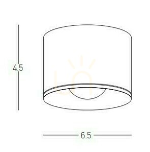 Plafon Spot LED 8W alb ZAMBELIS small 2