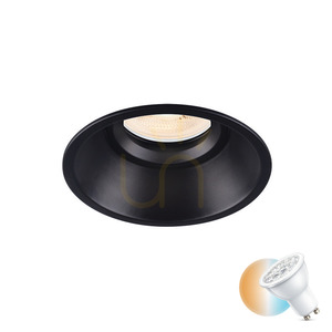 Downlight Spot lampă încastrată Gu10 MAX 40W negru mobil ZAMBELIS small 0
