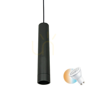 Pandantiv lampă spot Gu10 MAX 15W negru ZAMBELIS small 0