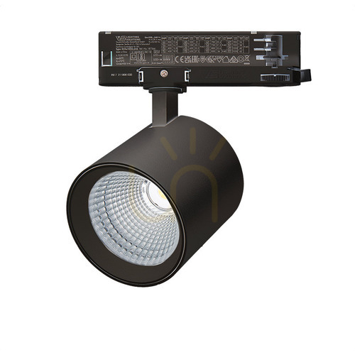 Verifica Spot LED cu 3 faze 25W 3000k negru ZAMBELIS