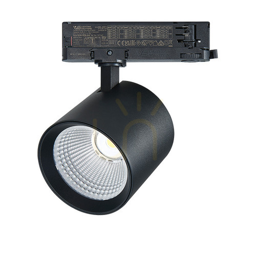Verifica Spot LED cu 3 faze 42W 4000k negru ZAMBELIS