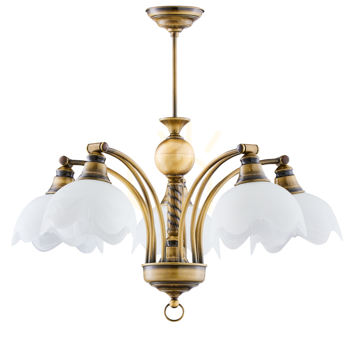 Verifica Candelabru JUPITER alamă 5xE27/15W Candelabru JUPITER alamă 5xE27/15W