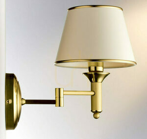 Aplică Jupiter CLASSIC 208, alamă satinată, 1 × E27 small 3