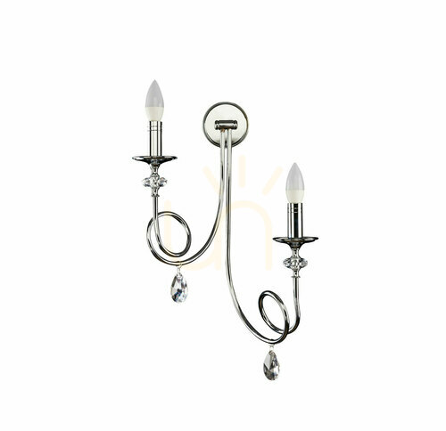 Verifica Lampă de perete DAKAR Chrome 2xE14/11W