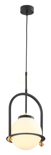 Verifica ROSSO Lampă suspendată negru 1XE27/15W