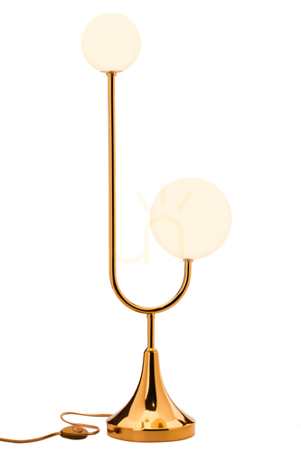Verifica Lampă de masă Jupiter 1944 SELEN 2xG9 auriu, 73 cm