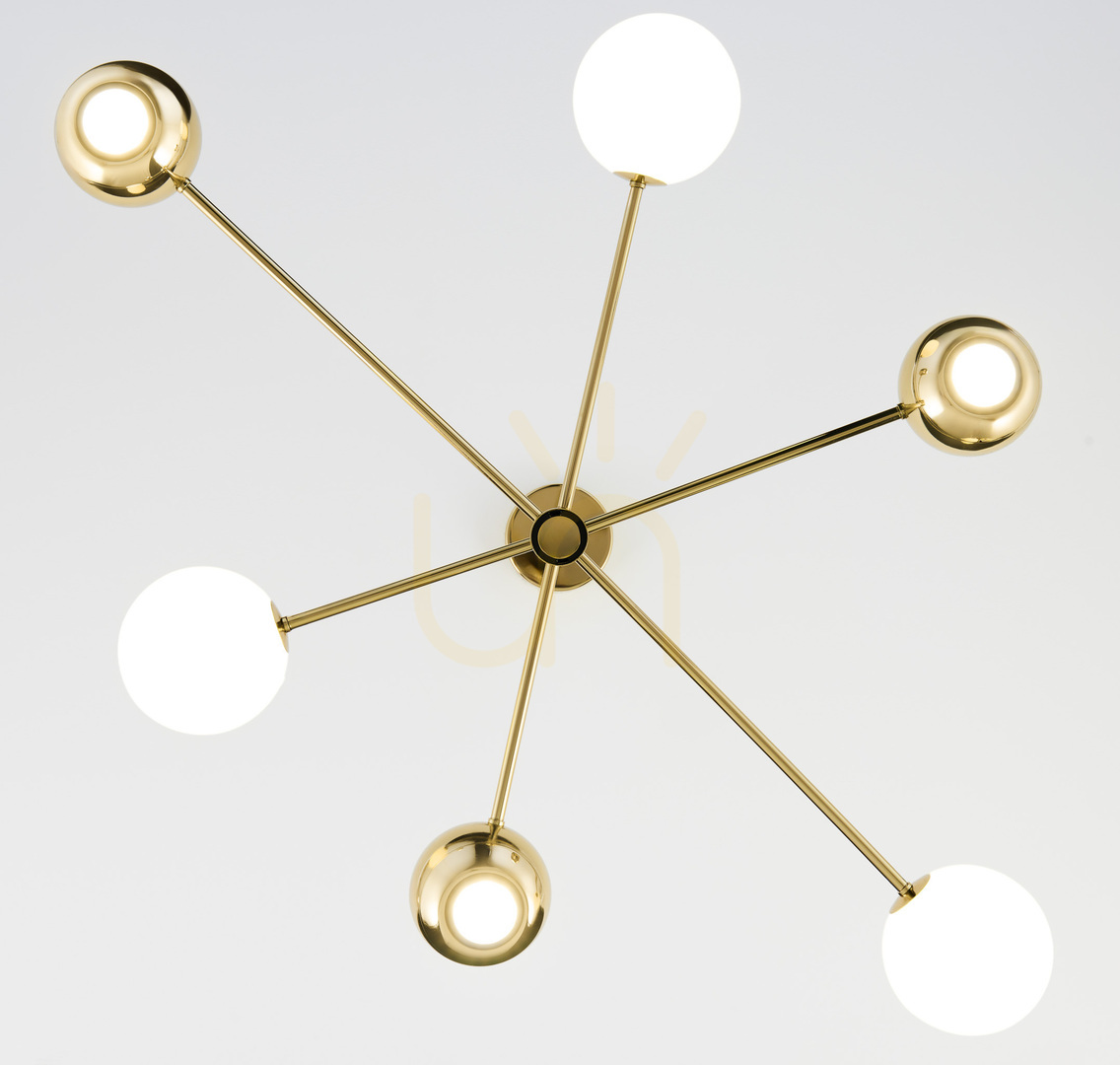 Spectacol MOKA Candelabru auriu 3xG9/3xGU10/14W MOKA Candelabru auriu 3xG9/3xGU10/14W