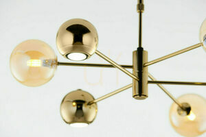 MOKA Candelabru auriu 3xG9/3xGU10/14W small 1