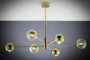 MOKA Candelabru auriu 3xG9/3xGU10/14W small 11