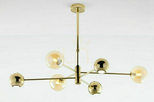 MOKA Candelabru auriu 3xG9/3xGU10/14W small 8