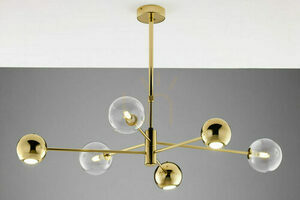 MOKA Candelabru auriu 3xG9/3xGU10/14W small 2