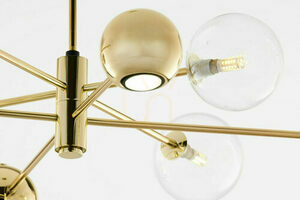 MOKA Candelabru auriu 4xG9/4xGU10/14W small 3