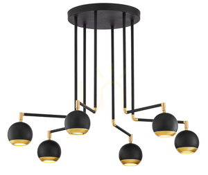 VILAR Gold 6xG10/14W Plafonieră 2 VILAR Gold 6xG10/14W Plafonieră small 2
