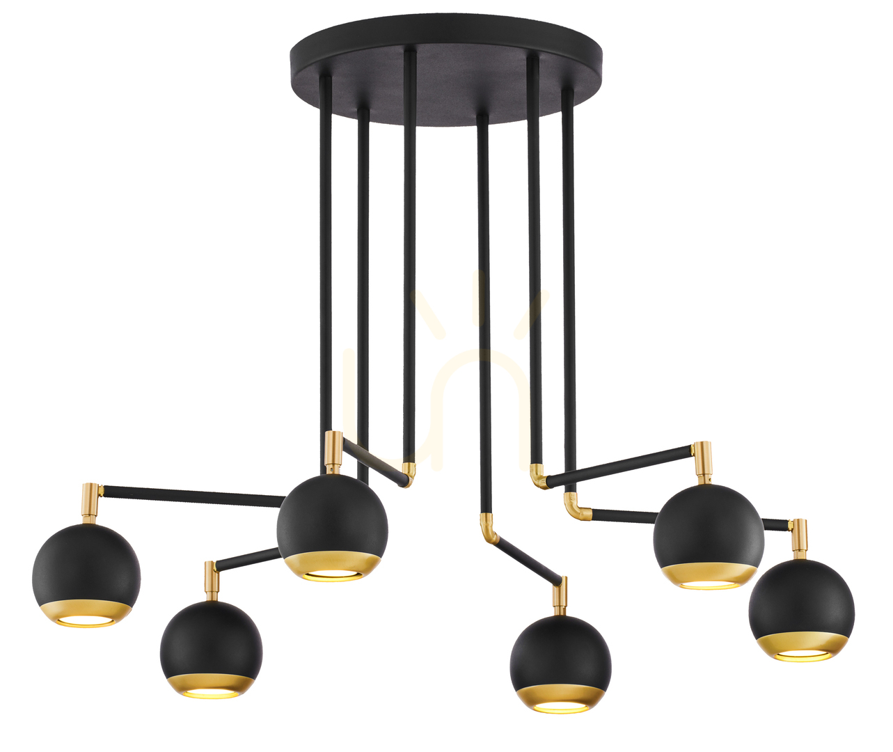 previzualizare VILAR Gold 6xG10/14W Plafonieră VILAR Gold 6xG10/14W Plafonieră