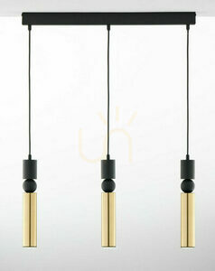 Lampă suspendată Jupiter ALAS 2007 auriu-negru 3xGU10 14 W 60 cm small 0