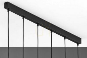 Lampă suspendată ALAS 2008 auriu-negru 6xGU10 90 cm Jupiter small 12