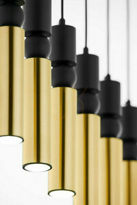Lampă suspendată ALAS 2008 auriu-negru 6xGU10 90 cm Jupiter small 8