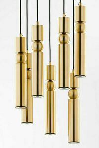 ALAS Lampă suspendată aur 7xG10/14W 1 ALAS Lampă suspendată aur 7xG10/14W small 1