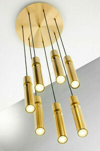ALAS Lampă suspendată aur 7xG10/14W 3 ALAS Lampă suspendată aur 7xG10/14W small 3