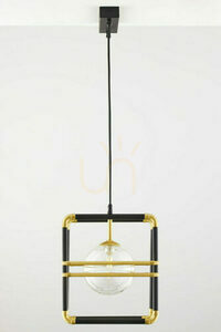 Pendul Jupiter FIORI auriu/negru, 2×G9, 14 W, 51 cm, 2029 small 6