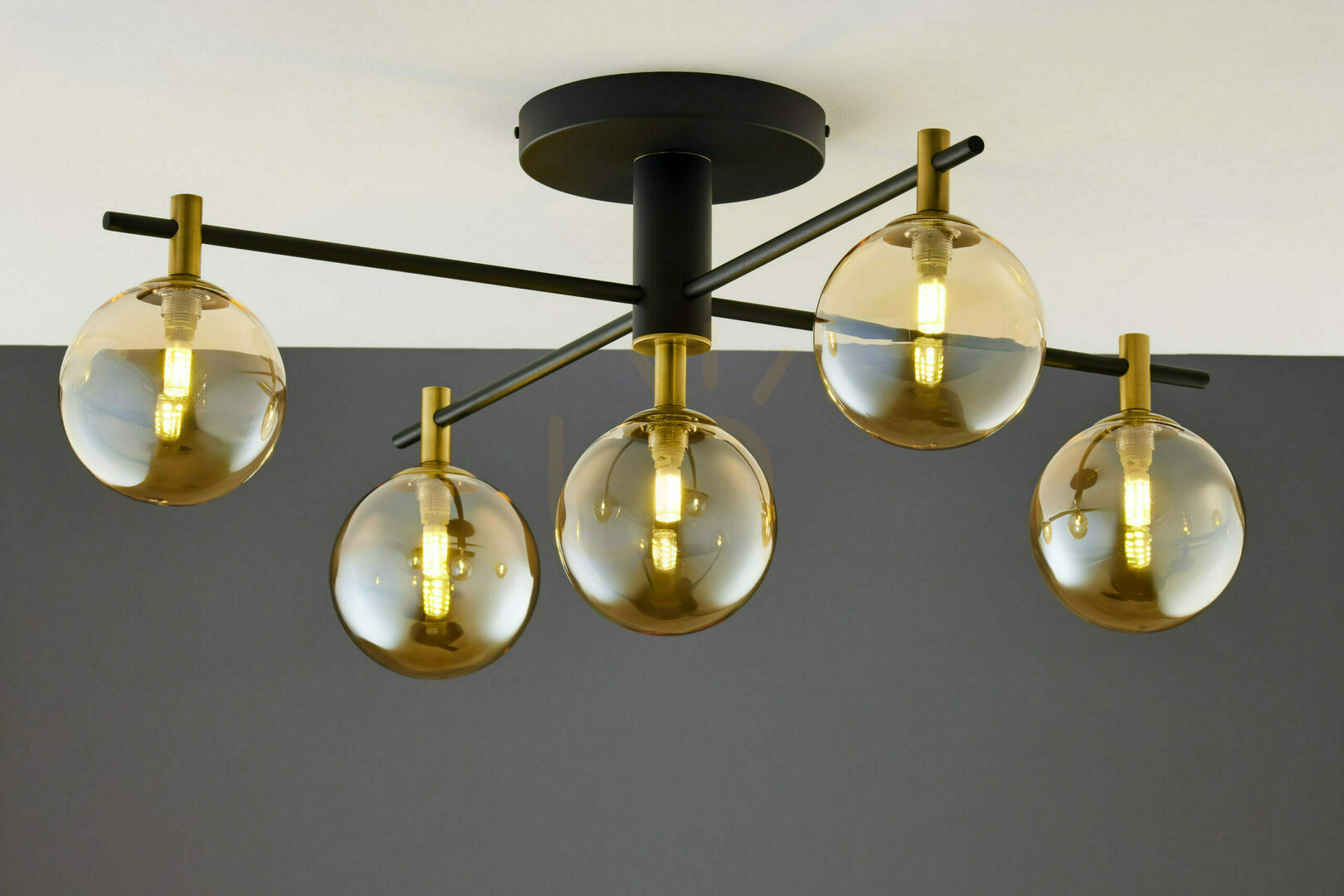 Spectacol Lampă de plafon FIGARO Gold 5xG9/14W Lampă de plafon FIGARO Gold 5xG9/14W