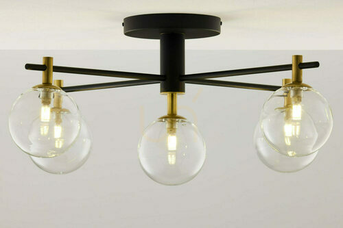 Verifica Lampă de plafon FIGARO Gold 5xG9/14W