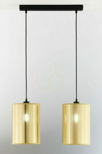 CORTINA Lampă suspendată aur 2xE27/15W 1 CORTINA Lampă suspendată aur 2xE27/15W small 1