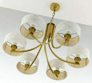 Candelabru ARTHUR auriu 6xE27/15W small 4